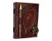 Handmade Antique Leaf With Wooden Pencil Closer Leather Journal Blank Book Sketch Book For Gifts